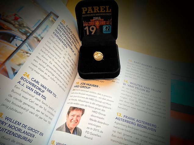 nieuws - zilveren parel - onder namen 2016 - hrd groep