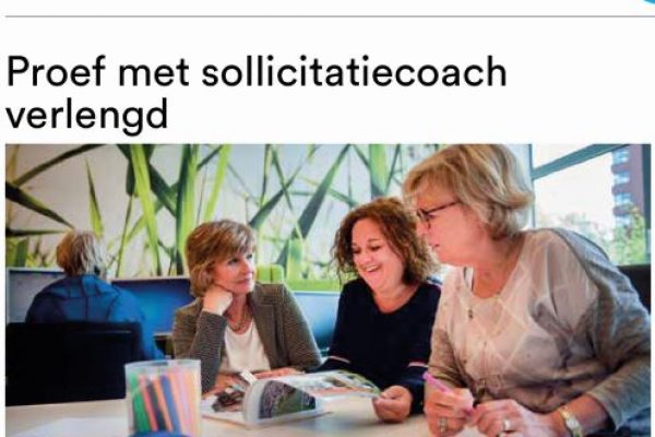 nieuws - proef met sollicitatiecoach verlengt - hrd groep
